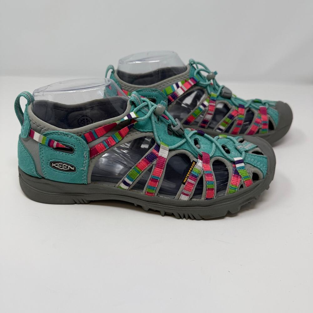 Keen Whisper Raya Fusion Strap Sandals Women's 6 Teal Pink Hiking Summer - Picture 6 of 12